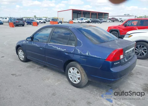 2003 Honda Civic Lx из США, поврежденный, VIN 2HGES165X3H525223